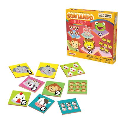 Imagem de Memória Contando do 1 ao 12 24 peças - Ciabrink