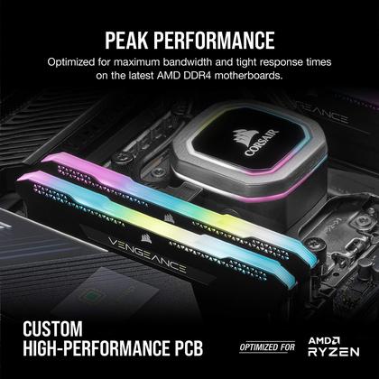 Imagem de Memória Corsair Vengeance RGB Pro SL 32GB (2x16GB) DDR4 3600MHz