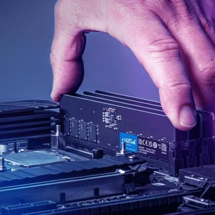 Imagem de Memória Crucial 32Gb Ddr5 5600Mhz Udimm Ct32G56C46U5