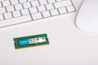 Imagem de Memória Crucial de 4 GB DDR3/DDR3L 1600 MHz SODIMM de 204 pinos para Mac