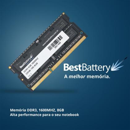 Imagem de Memoria DDR3 8Gb 1600Mhz para Notebook HP