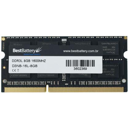 Imagem de Memória Ddr3L 1,35v Notebook 8Gb 1600mhz BestBattery