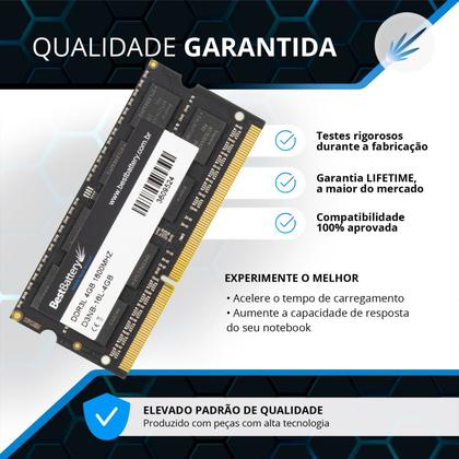 Imagem de Memoria DDR3L 4Gb 1600Mhz para Notebook