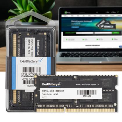 Imagem de Memoria DDR3L 4Gb 1600Mhz para Notebook Lenovo