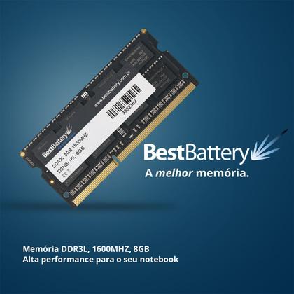 Imagem de Memoria DDR3L 8Gb 1600Mhz para Notebook 1.35V