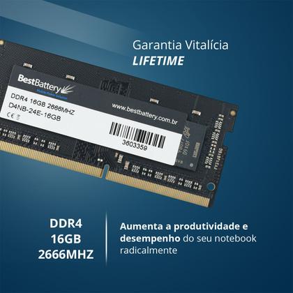Imagem de Memoria DDR4 16GB 2666Mhz para Notebook Lenovo