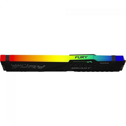 Imagem de Memória DDR5 Kingston Fury Beast, RGB, 8GB, 5600Mhz, Black