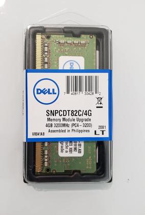 Imagem de memoria Dell - 4GB 1Rx16 DDR4-3200MHz SODIMM para Laptop PN: SNPCDT82C/4G