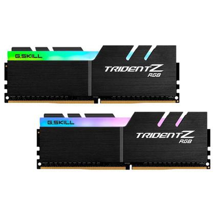 Imagem de Memória G.Skill Trident Z RGB, 32GB (2x16GB), 3200MHz, DDR4, CL16, Preto - F4-3200C16D-32GTZR
