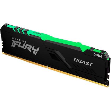 Imagem de Memória Gamer Kingston Fury Beast, 8Gb, Ddr4, 3600Mhz, Cl17,