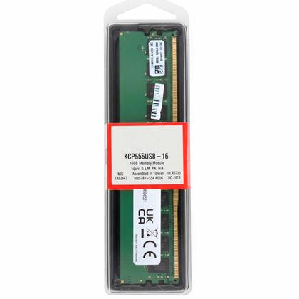 Memoria Kingston 16GB (1x 16GB) DDR5, 5600MHz, PC5-44800, CL46