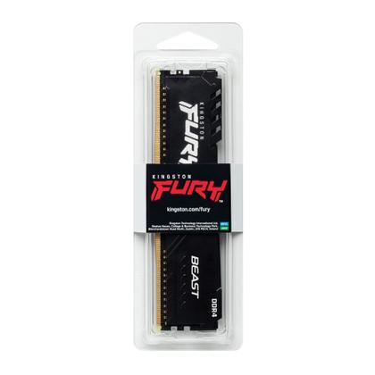 Imagem de Memória Kingston FURY Beast 16 GB 3200 MHz DDR4 CL16 preta