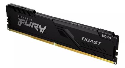 Imagem de Memoria Kingston Fury Beast 8gb Ddr4 3200mhz 135v Black Desktop