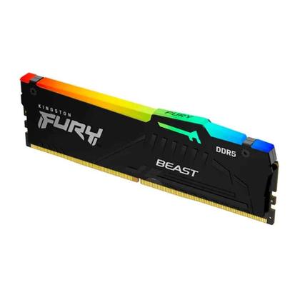 Imagem de Memoria Kingston Fury Beast RGB 8GB DDR5 5600M KF556C40BBA-8
