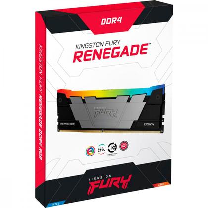 Imagem de Memória Kingston Fury Renegade 16GB 3200MHz DDR4 RGB CL16 - KF432C16RB12A/16