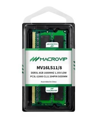 Imagem de Memória macrovip notebook ddr3l 8gb 1600mhz mv16ls11/8 - MICROVIP