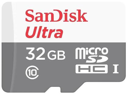 Imagem de Memoria Micro SDHC-I Ultra Sandisk 32GB 100MB/s