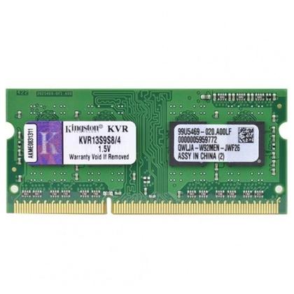 Imagem de Memoria Notebook 4GB Ddr3 1333Mhz Kingston, KVR1333D3S9/4, Sodimm
