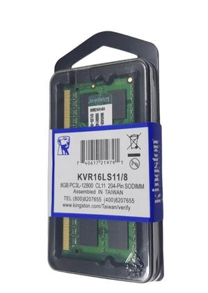 Imagem de Memoria Notebook 8Gb Ddr3L 1600Mhz Kingston Kvr16Ls11/8