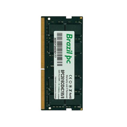 Imagem de Memória para Notebook 8GB DDR4 2666MHZ BRAZILPC - BPC2666D4CL19S/8G
