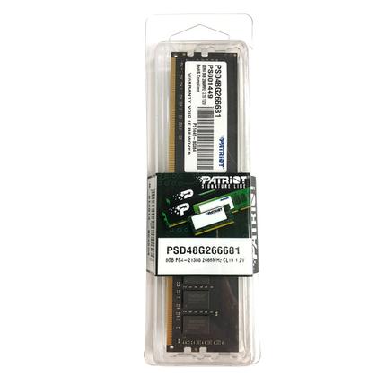 Imagem de Memória Patriot Signature Line 8GB DDR4 2666MHz CL19 1.2V PSD48G266681