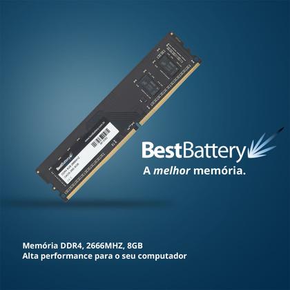 Imagem de Memoria RAM 8GB DDR4 2666Mhz para Desktop