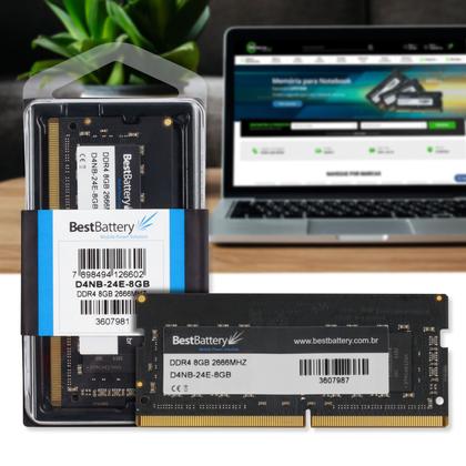 Imagem de Memoria RAM 8GB DDR4 2666Mhz para Notebook Dell