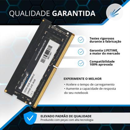 Imagem de Memoria RAM 8GB DDR4 2666Mhz para Notebook Dell