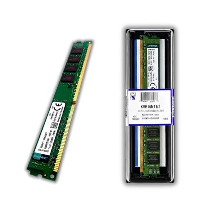 Imagem de Memória RAM 8gb KVR16NN11/8 DDR3 1600MHz Cl11 1.5V Verde