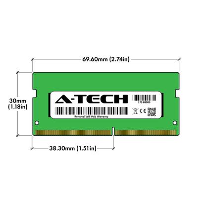 Imagem de Memória RAM A-Tech 4 GB DDR4 2666 MHz PC4-21300 SODIMM de 260 pinos
