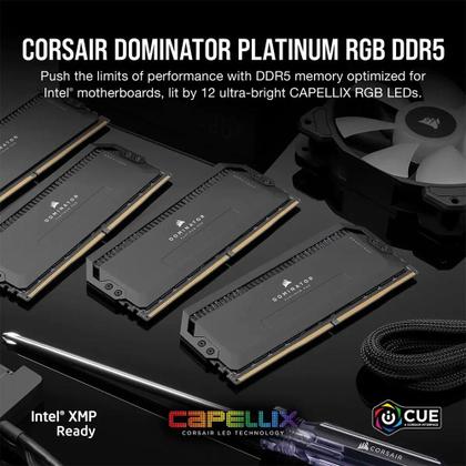 Memória RAM Corsair Dominator Platinum RGB, 64GB (2x 32GB