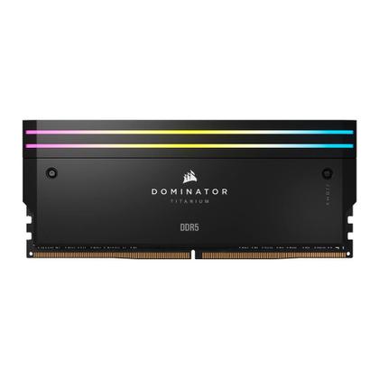 Imagem de Memória RAM Corsair Dominator Titanium, RGB, 32GB (2x16GB), 6000MHz, DDR5, CL30, para Intel XMP,  Preto - CMP32GX5M2B6000C30