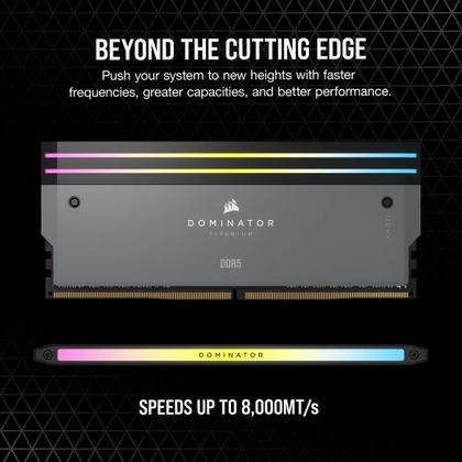 Imagem de Memória RAM Corsair Dominator Titanium RGB 32GB DDR5 6000MHz