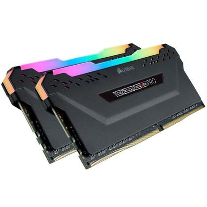 Imagem de Memória RAM Corsair Vengeance RGB Pro, 16GB (2x8GB), 2666MHz, DDR4, CL16, Preto - CMW16GX4M2A2666C16