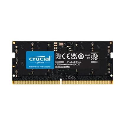 Imagem de Memória RAM Crucial para Notebook - 32GB, 16GB DDR5 4800MHz/5600MHz (1.1V)