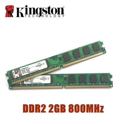 Memória Ram Ddr2 800mhz 2gb cada Kit Com 2 Unidades Total 4gb
