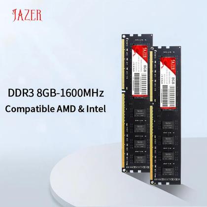 Imagem de Memória Ram Ddr3 8gb 1600mhz 1.5v Jazer Compatível Para Pc