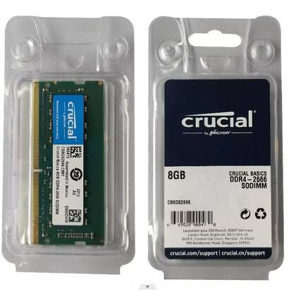 Memória RAM DDR4 8GB 2666 MHz Crucial Notebook - Memória RAM