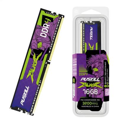 Imagem de Memória RAM DDR4 de mesa PUSKILL 32GB 16GB 8GB 3200MHz 2666MHz 1.2V Memória UDIMM
