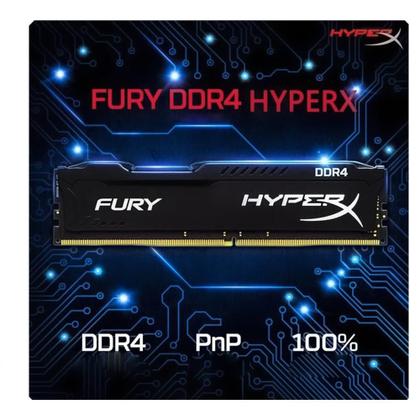 Imagem de Memória Ram Desktop 16Gb 2666Mhz Ddr4 Kingston Hyperx Fury