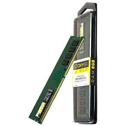 Imagem de Memória Ram Desktop, 8GB, 2400MHz, DDR4, CL17, OxyBR, OXY24N17S8/8