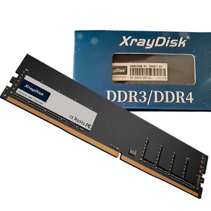 Imagem de Memória Ram Desktop 8Gb 3200Mhz 1.2V Ddr4 Xraydisk - Preta