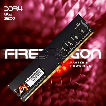 Imagem de Memória RAM Desktop 8GB 3200MHz DDR4 FireDragon - RZX