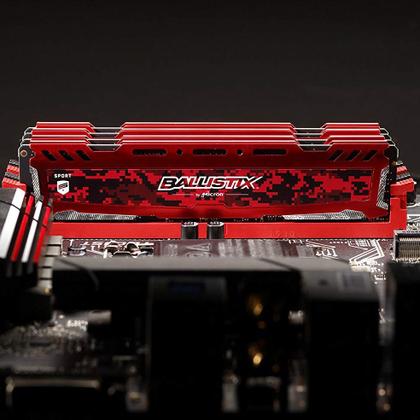 Memória Ram Desktop Gamer 8GB DDR4 2666Mhz Ballistix Sports LT