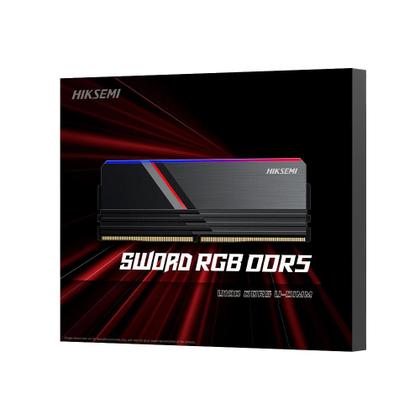 Imagem de Memória RAM Desktop Hiksemi 16GB DDR5 RGB Sword 6400MHZ