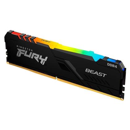 Imagem de Memória RAM Fury Beast DDR4 RGB 8GB 1 Kingston KF432C16BBA/8