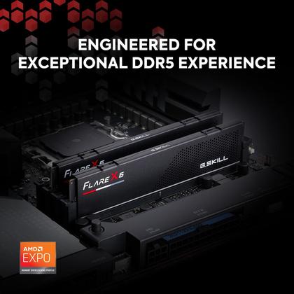 Memória RAM G.SKILL Flare X5 DDR5 16 GB 6000 MT/s CL30 AMD EXPO
