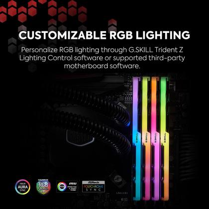 Memória RAM G.Skill Trident Z RGB DDR4 32GB (2x16GB) 3600MHz