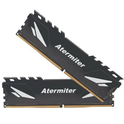 Imagem de Memoria RAM Gamer Desktop Atermiter 8GB 3000MHz DDR4, 1,2V, PC4-21500-CL19, Game Memory PPX, Preto