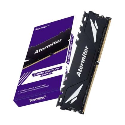 Imagem de Memoria RAM Gamer Desktop Atermiter 8GB 3000MHz DDR4, 1,2V, PC4-21500-CL19, Game Memory PPX, Preto